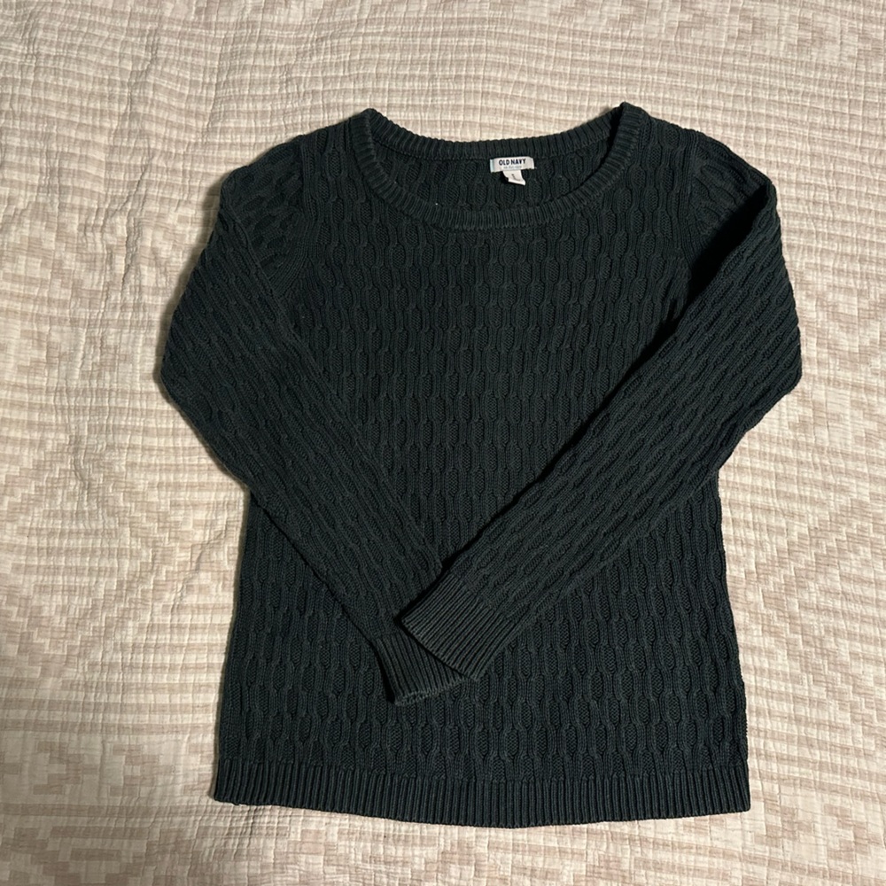 Old Navy Green Crewneck Sweater - Picture 2 of 7